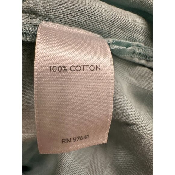 J. Jill Women’s Medium Tunic Top – 100% Cotton – Roll Tab Sleeve – Seafoam Green - Picture 11 of 11